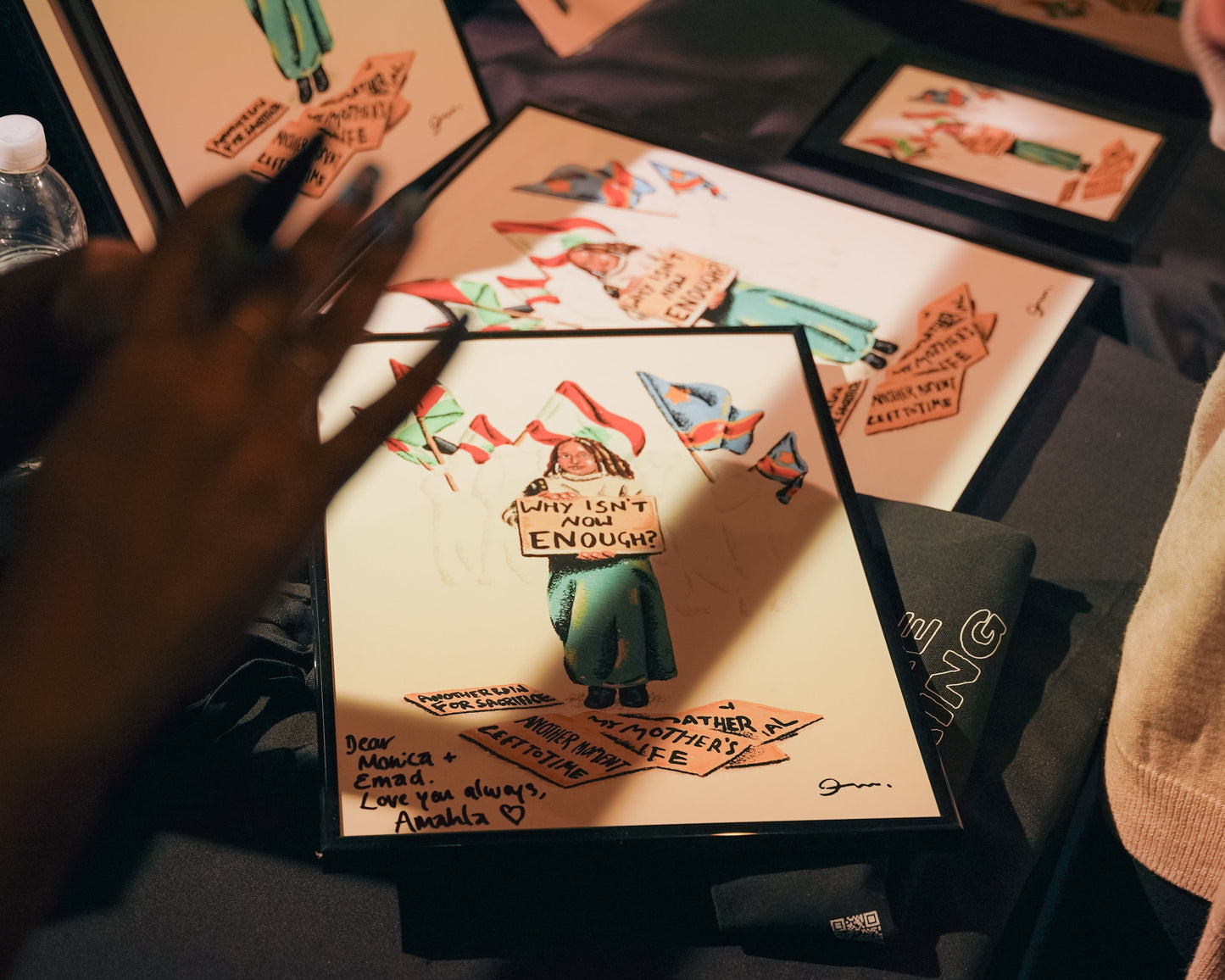 Signed Placard Illustration (A3 Poster Print)